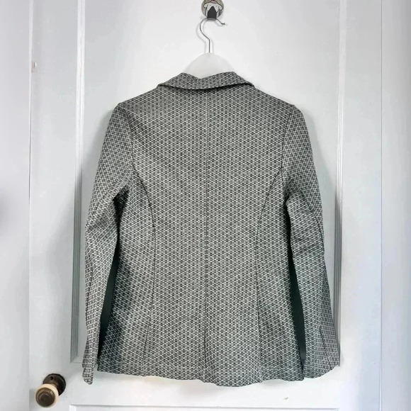 Betabrand Transcendent Blazer Jacket in Gray Basketweave - Picture 3 of 3